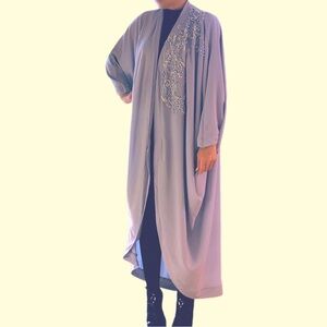 Elegant Embroidered Abaya